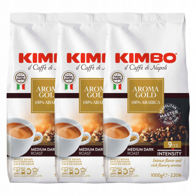 Zrnková káva Arabica Kimbo Aroma Gold 1000 g