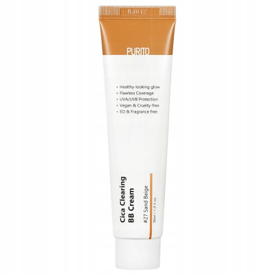 Purito Cica Clearing BB krém s UVA a UVB filtry 27 Sand Beige 30 ml