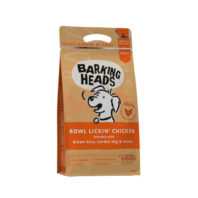BARKING HEADS Bowl Lickin’ Chicken, Velikost balení 18kg