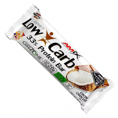 Amix Low-Carb 33% Protein Bar 60 g - čokoláda