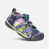 KEEN Seacamp II CNX Jr black iris/african violet US 1 / EU 33,0 / UK 13 / 20 cm; Modrá sandály