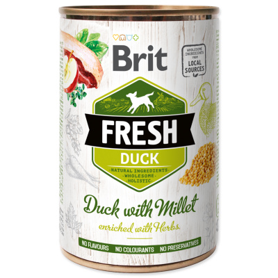 Brit Fresh (VAFO Praha s.r.o.) Brit Fresh Dog konz Duck with Millet 400g