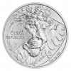 Česká mincovna Stříbrná dvouuncová investiční mince Český lev 2024 stand 62,2 g (2 Oz)