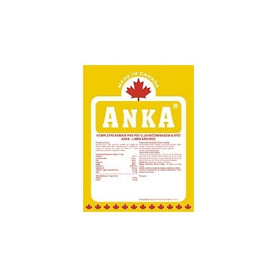 Anka Lamb and Rice 18kg