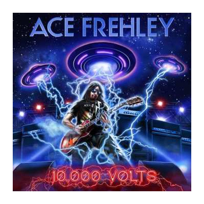 LP Ace Frehley: 10,000 Volts (metal Gym Locker - Red Splatter)