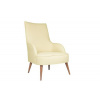 Atelier del Sofa Wing Chair Folly Island - Cream