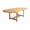Garthen Rozšiřitelný zahradní stůl z týkového dřeva Garth , 170 - 230 cm