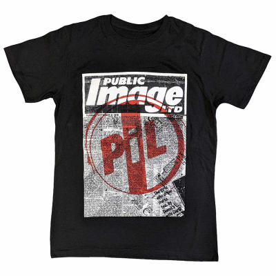 Public Image Ltd tričko, Poster Black, pánské, velikost L