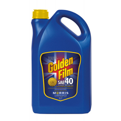 Morris Golden Film SAE 40 Classic Motor Oil, 5l (Morris Lubricants - Tradition in Excellence since 1869...)