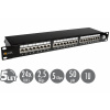 19'' patch panel Solarix 24 x RJ45 CAT6 STP černý 1U SX24-6-STP-BK 24200124