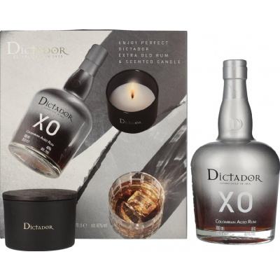 Dictador XO + svíčka 40% 0,7l