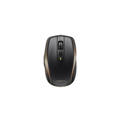 Logitech MX Anywhere 2 Wireless Mobile Mouse - pravá - laserová - RF Wireless + Modrátooth - 1000 DPI - černá
