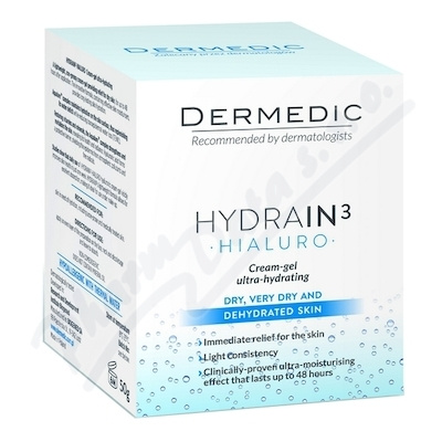 Dermedic Hydrain3 Hialuro hloubkově hydratační krém SPF15 50 g