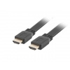 LANBERG HDMI M / M 2.0 plochý kabel 1,8m 4K, černý | CA-HDMI-21CU-0018-BK