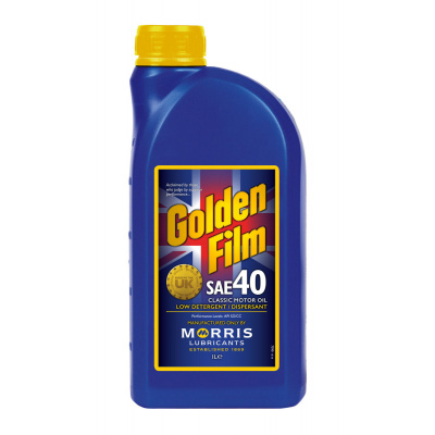 Morris Golden Film SAE 40 Classic Motor Oil, 1l (Morris Lubricants - Tradition in Excellence since 1869...)