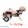 Walkin' Wheels Malý zadní invalidní vozík - Malý-118, Modrá