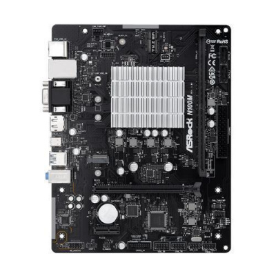 ASROCK ASROCK MB N100M s integrovaným intel CPU quad-core N100 (1x DDR4, VGA +HDMI+DPort, PCI-E, 2xSATA3, M.2 , 7.1, GLAN, miniITX) N100M