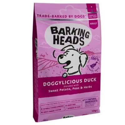 BARKING HEADS Doggylicious Duck 12kg