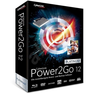 Cyberlink Power2GO Platinum 12 (elektronická licence)