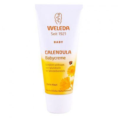 Weleda Baby Calendula Baby Cream měsíčkový kojenecký krém na opruzeniny 75 ml pro děti