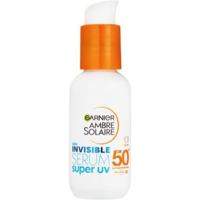 Garnier Ambre Solaire Super UV Invisible Serum SPF50+ opalovací sérum na obličej 30 ml