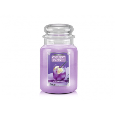 Country Candle Vonná Svíčka Lavender Elixir (sójový vosk), 652 g