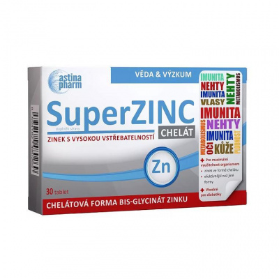 Astina Superzinc Chelát 30 tablet