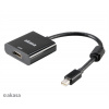 AKASA - adaptér miniDP na HDMI aktivní - 20 cm - AK-CBDP09-20BK