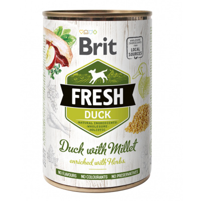 Brit Fresh Duck with Millet 400g
