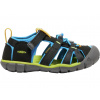 Dětské sandály SEACAMP II CNX, BLACK/BRILLIANT BLUE, keen, 1022984/1022969, černá velikost: 30