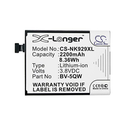 Cameron Sino Baterie pro Microsoft Lumia 930 (ekv.BV-5QW) 2200mAh, Li-ion CS-NK929XL