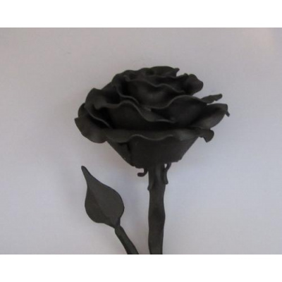Kovaná růže cca 40 cm