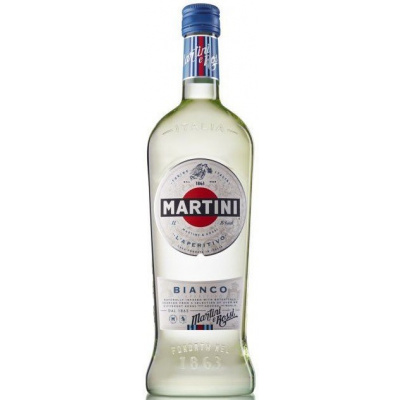 Martini Bianco 15% 1 l (holá láhev)