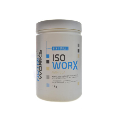NutriWorks Iso Worx NEW FORMULA 1000 g - vanilka-borůvka