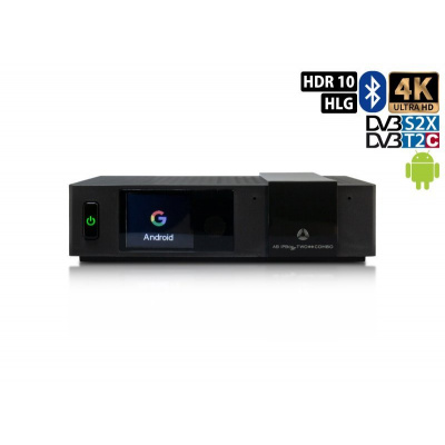 AB-COM AB IPBox TWO Combo 1xDVB-S/S2X 1xDVB-T2/T/C/MPEG2/ MPEG4/ HEVC/ Android