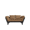 Karup design Karup design FRESH SOFA black pine (pohovka z borovice) 140*200 cm, mocca