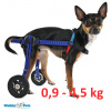 Walkin' Wheels MINI zadní invalidní vozík - 8,9 - 17,5 & 12,7 - 20,3 cm