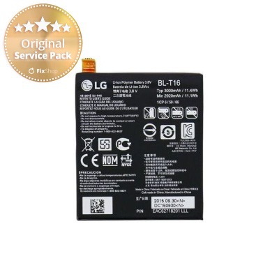 LG G Flex 2 H955 - Baterie BL-T16 3000mAh - EAC62718201 Genuine Service Pack