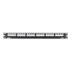 Panduit MINI-COM All Metal Shielded Modular Patch Panel - Propojovací panel - STP - černá - 1U - 19&amp;quot; - 24 porty (CP24WSBLY)