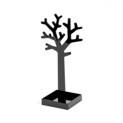 COMPACTOR Stojan na šperky ve tvaru stromu Compactor - černý plast