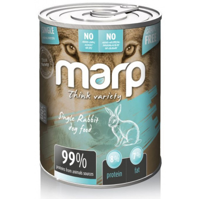 Marp Variety Single Rabbit konzerva králík 400g