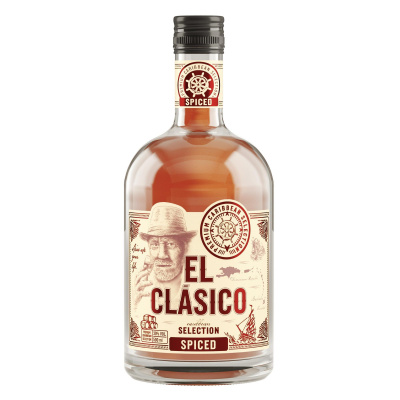 Rum El Clasico Spiced 30% 0,5l (holá láhev)