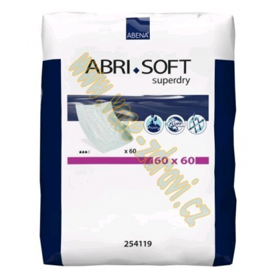 ABRI Soft Superdry savé podložky se superabsorbentem 60x60cm 60ks v balení ABE 254119