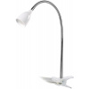 Solight LED stolní lampička, 2.5W, 3000K, clip, bílá barva - Solight WO33-W