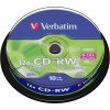 Média VERBATIM CD-RW SERL 700MB, 12x, spindle 10 ks (43480)