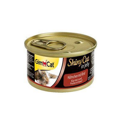 Gimpet kočka konz. ShinyCat kuře s hovězím 70g