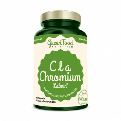 CLA + CHROM - CLA + CHROMIUM LALMIN, 60 kapslí GREENFOOD NUTRITION