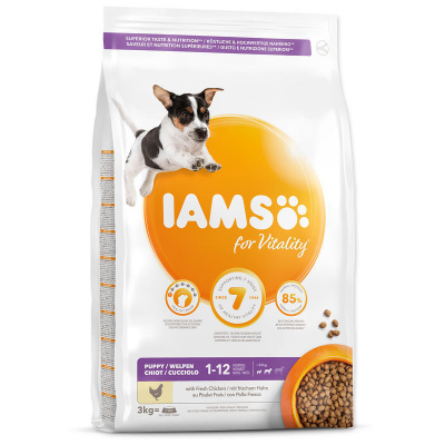 IAMS Dog Puppy Small & Medium Chicken 12kg