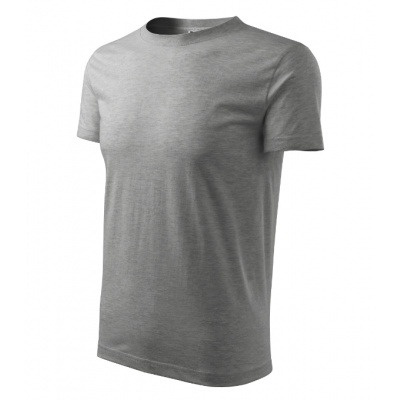 MALFINI® Classic New tričko pánské tmavě šedý melír Velikost: S
