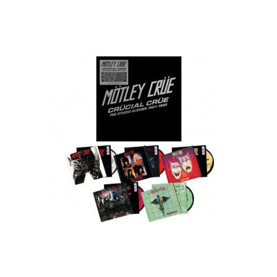 MOTLEY CRUE - CRÜCIAL CRÜE - THE STUDIO ALBUMS 1981-1989 - 5CD